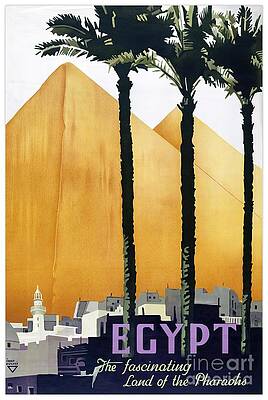 Egypt Land of the Pharaohs Vintage 1937 by Lee Jasmine