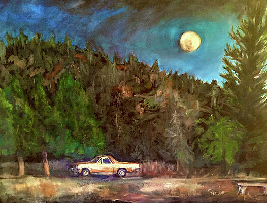 El Camino in Moonlight by Margaret Elliott El Camino in Moonlight by Margaret Elliott