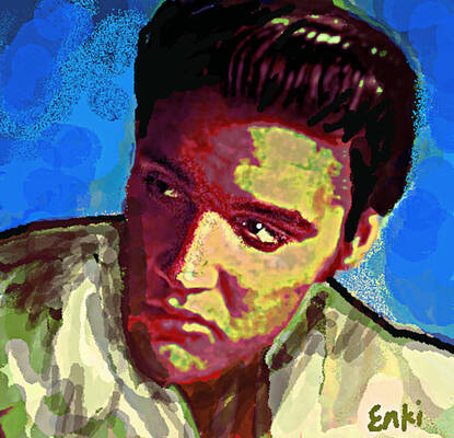 Elvis Retro by 3nki by Enki Art Elvis Retro by 3nki by Enki Art