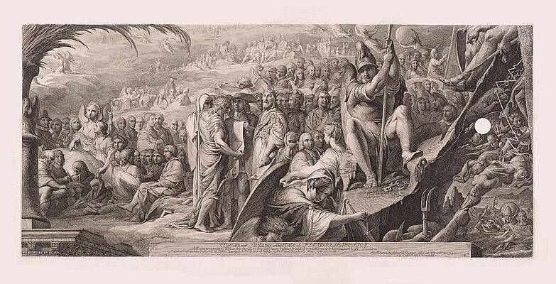 Elysium And Tartarus, Or The State Of Final Retribution Print by James Barry