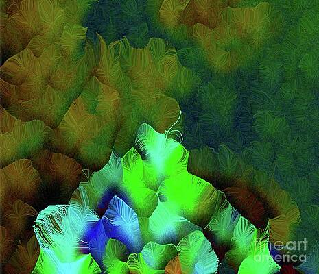 Wall Art - Mixed Media - Emerald Rose of the Heart by Aberjhani