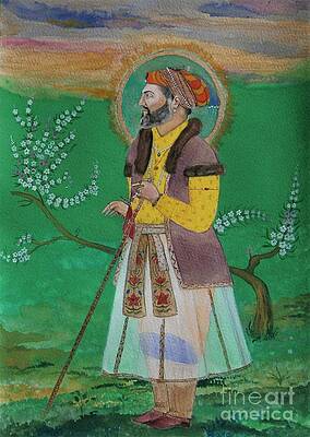 Emperor Shah Jahan by Balkishan Jhumat Emperor Shah Jahan by Balkishan Jhumat