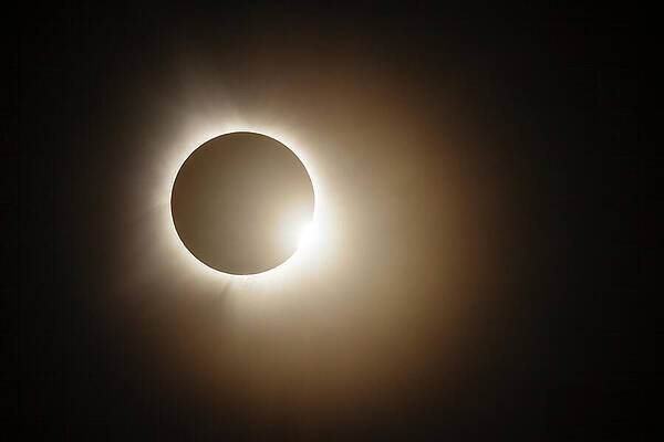 Wall Art - Photograph - End of Totality - Eclipse 2024 by Lee and Renee Walsh