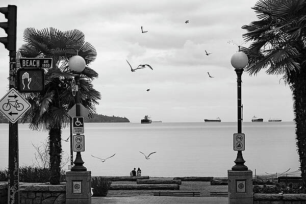 English Bay landscape in Vancouver coast by Farzad Frames English Bay landscape in Vancouver coast by Farzad Frames