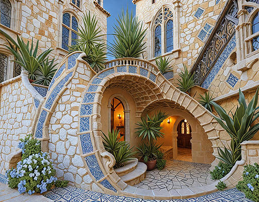 Blue Wall Art featuring the digital art Entrance To The Underground by Eris And AI