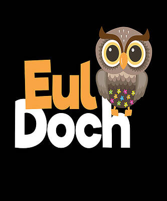 Eul Doch Owl Bird Sweet by Mooon Tees