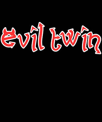 Wall Art - Digital Art - Evil Twin Easy Halloween Costume by Flippin Sweet Gear