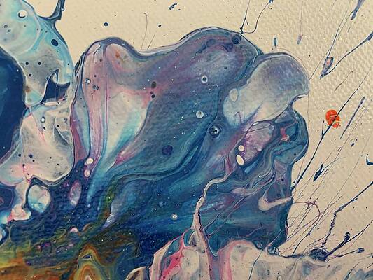  Painting - Exploding Posie by Suzy Lang