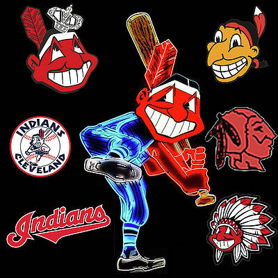 Faces of the Cleveland Indians by Max Huber Faces of the Cleveland Indians by Max Huber