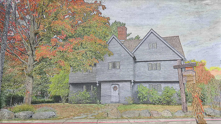 Fall comes to the Salem Witch house by Jeff Folger Fall comes to the Salem Witch house by Jeff Folger