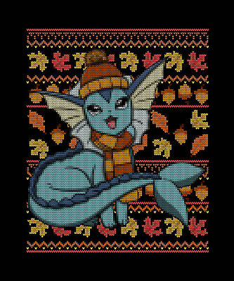 Vaporeon Art Print by Kacey Thorn - Pixels