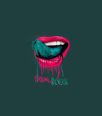 Falling In Reverse Official Merchandise Lips by Black