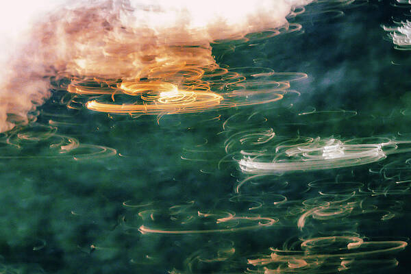 Falling Into Sunset Abstract by Ada Weyland Falling Into Sunset Abstract by Ada Weyland