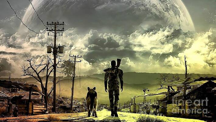 Fallout 3 Fallout New Vegas Fallout 4 X01 Power Painting by