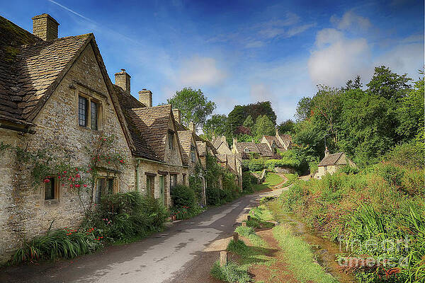 Famous Arlington Row in Bibury England by Teresa Zieba Famous Arlington Row in Bibury England by Teresa Zieba