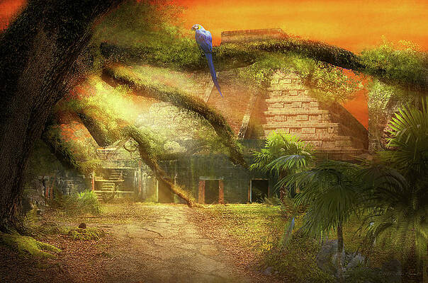 Fantasy - Found the lost temple by Mike Savad Fantasy - Found the lost temple by Mike Savad