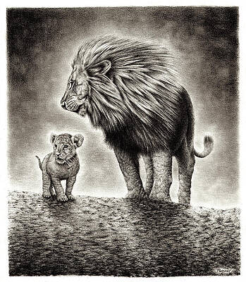 GM Art Gallery - Colour pencil sketch of a Lion with his... | Facebook