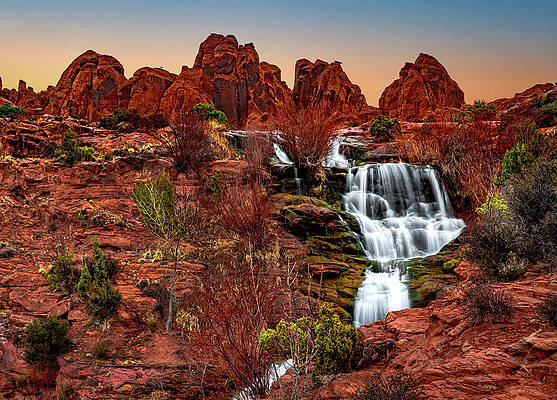 Wall Art - Photograph - Faux Falls - Moab, Utah by Abbie Matthews