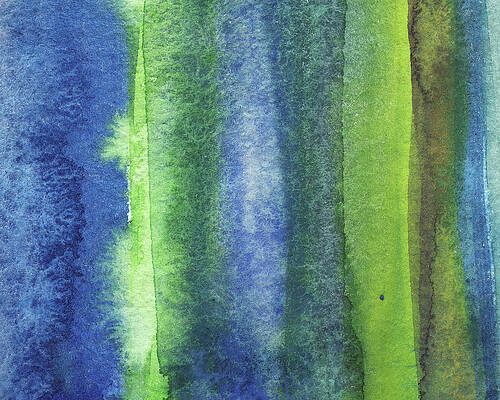 Feeling Ocean And Sea Beach Coastal Art Organic Watercolor Abstract Lines IX by Irina Sztukowski Feeling Ocean And Sea Beach Coastal Art Organic Watercolor Abstract Lines IX by Irina Sztukowski