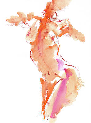 Wall Art - Painting - Figure 210502 by Chris N Rohrbach