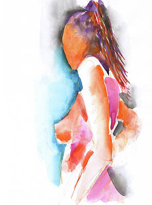 Wall Art - Painting - Figure 2126032 by Chris N Rohrbach