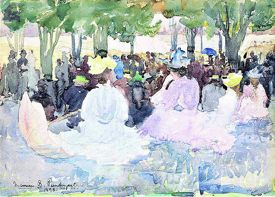 Figures on the Grass - Digital Remastered Edition by Maurice Brazil Prendergast Figures on the Grass - Digital Remastered Edition by Maurice Brazil Prendergast