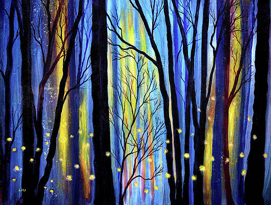 Fireflies in Winter Light by Laura Iverson Fireflies in Winter Light by Laura Iverson