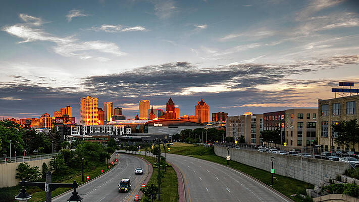 Fiserv Sunset by Randy Scherkenbach Fiserv Sunset by Randy Scherkenbach