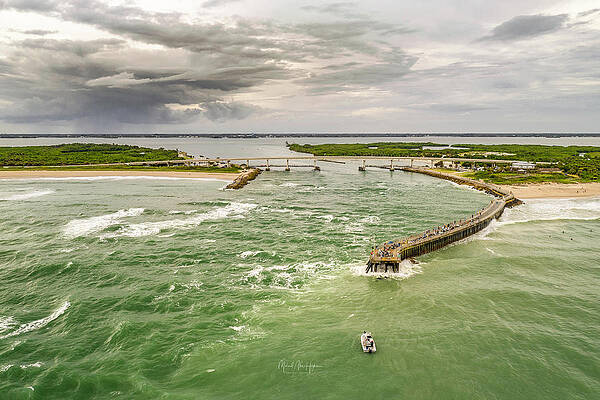 Wall Art - Photograph - Fishing through the Storm by Veterans Aerial Media LLC