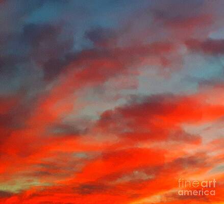 Flames in the sky by Nadia Spagnolo Flames in the sky by Nadia Spagnolo