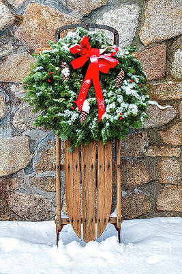 Wall Art - Photograph - Flexible Flyer Christmas by Craig Shaknis