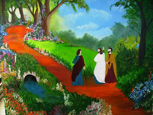Road To Emmaus Paintings Fine Art America