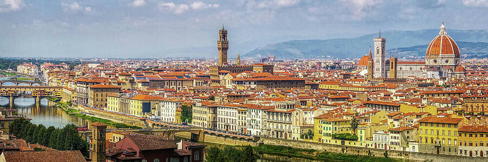 Wall Art featuring the photograph Florence Panorama by Maryanne Keeling