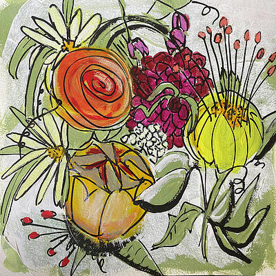 Flower Party by Jessica Levant Flower Party by Jessica Levant