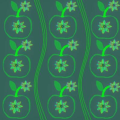 Flowers and hollow Apples Abstract by Wilma Barnwell Flowers and hollow Apples Abstract by Wilma Barnwell