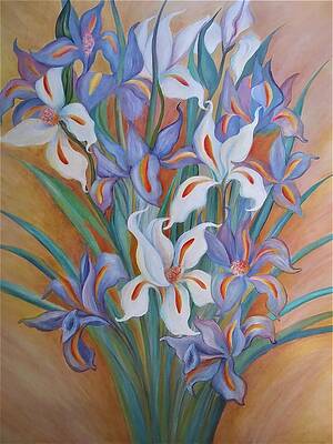 'Flowers Dancing to a Clearer Perspective' by Vivian Aaron 'Flowers Dancing to a Clearer Perspective' by Vivian Aaron