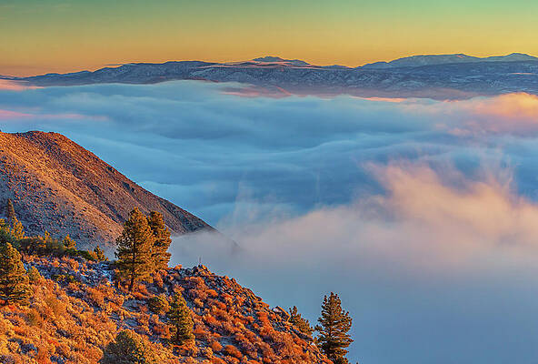 Fog at Sunrise Above Carson Valley by Marc Crumpler Fog at Sunrise Above Carson Valley by Marc Crumpler