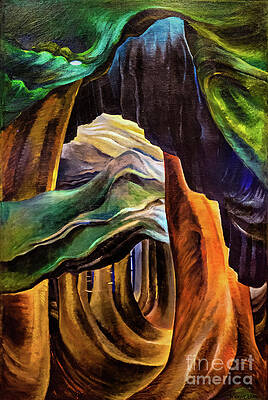 Wall Art - Painting - Forest British Columbia 1932 by Emily Carr by M G Whittingham