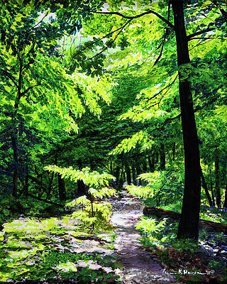 Forest Clearing by Lynn Hansen Forest Clearing by Lynn Hansen