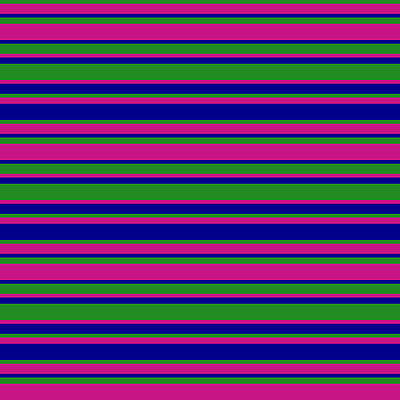 [ Thumbnail: Forest Green, Violet, and Dark Blue Colored Stripes Pattern Tote Bag ]