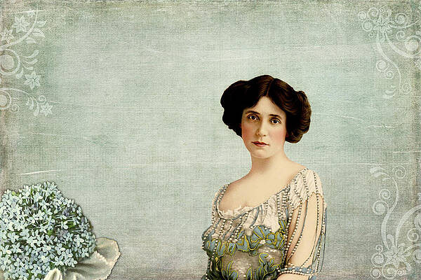 Forget Me Not Victorian Woman by Peggy Collins Forget Me Not Victorian Woman by Peggy Collins