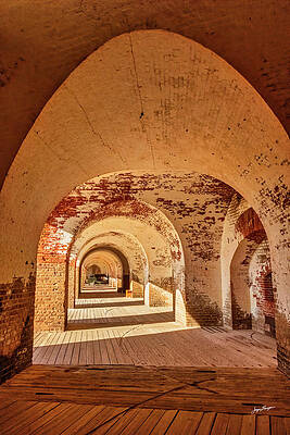 Fort Pulaski Arches by Jurgen Lorenzen Fort Pulaski Arches by Jurgen Lorenzen