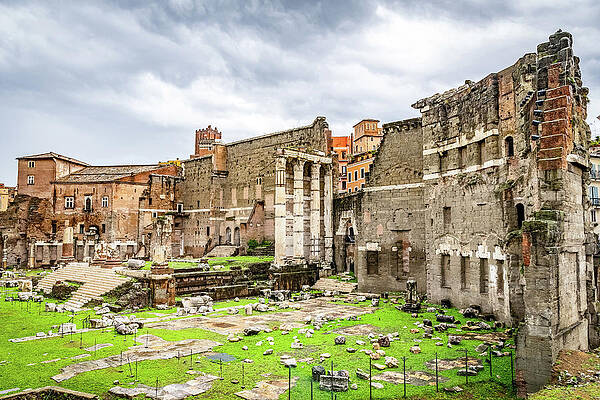 Forum Of Augustus in Rome by Debbie Ann Powell Forum Of Augustus in Rome by Debbie Ann Powell