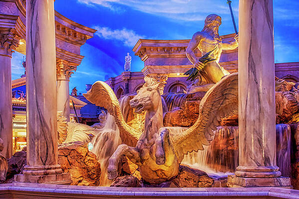 Caesars Fountain of the Gods by Aloha Art