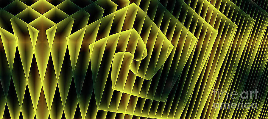 Fractal Style 204 - Yellow Green by Philip Preston Fractal Style 204 - Yellow Green by Philip Preston