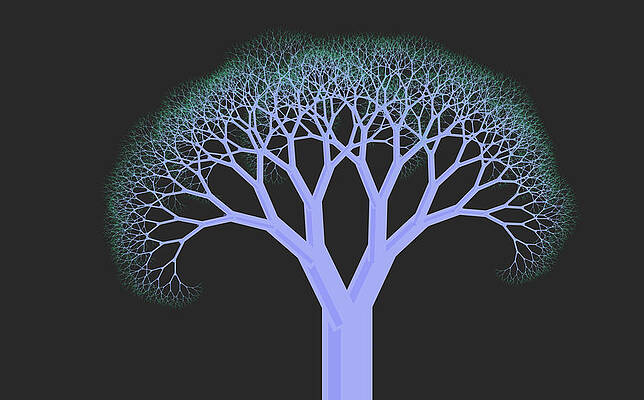 Fractal Tree 2 by Taro Kuriyama Fractal Tree 2 by Taro Kuriyama