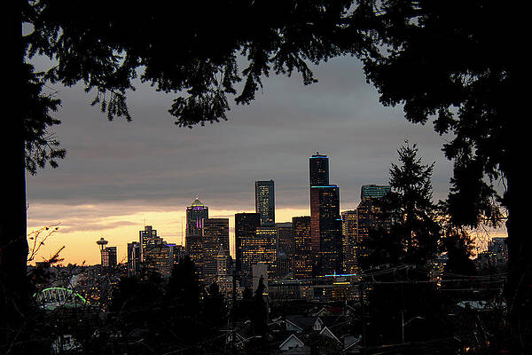 Framed Seattle by Matt McDonald Framed Seattle by Matt McDonald
