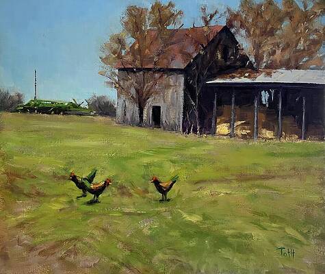 Wall Art - Painting - Free Range by Laura Toth