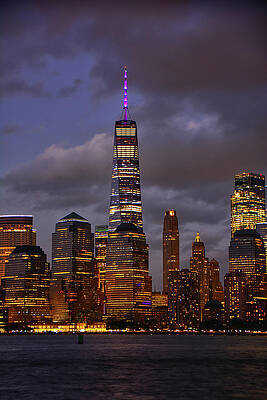 Freedom Tower with Purple Lights by Raymond Salani III Freedom Tower with Purple Lights by Raymond Salani III