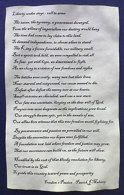 Freedom's Passion part two by Patrick J Maloney Freedom's Passion part two by Patrick J Maloney